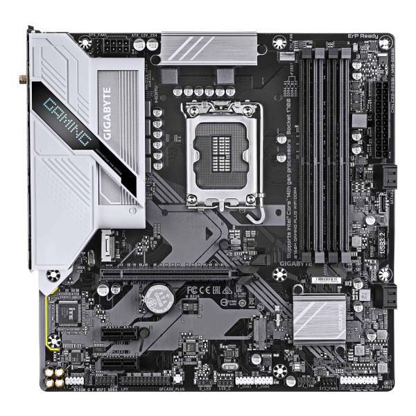 GIGABYTE B760M GAMING PLUS WIFI DDR4 Intel B760 LGA 1700 micro ATX (B760M G P WIFI DDR4)  GIGABYTE B760M GAMING PLUS WIFI DDR4 Intel B760 LGA 1700 micro ATX (B760M G P WIFI DDR4)