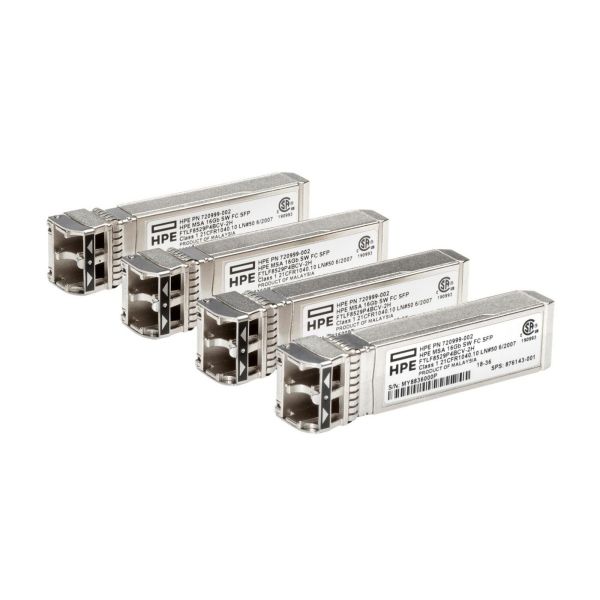 HP MSA 8GB SW FC SFP+ 4Pack Refurbished (C8R23B-RFB)