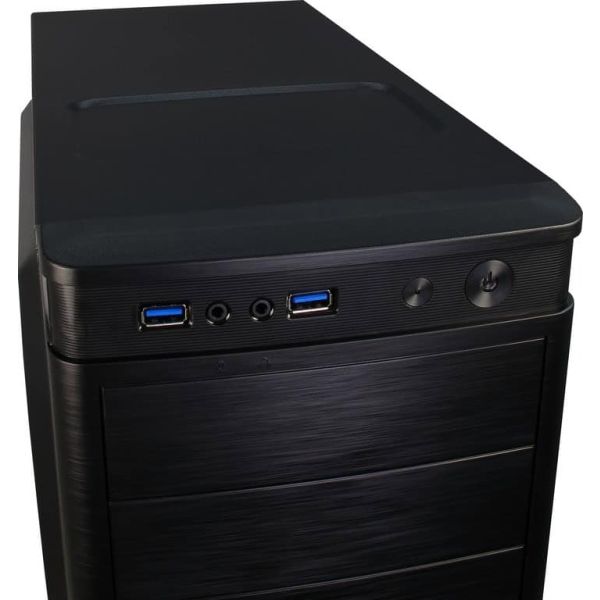 Inter-Tech IT-5905 Midi Tower Zwart (88881236)