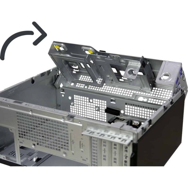Inter-Tech S-703 Desktop Zwart (88881247)