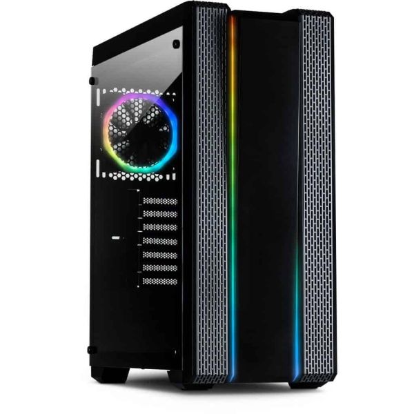 Inter-Tech S-3901 Impulse Tower Zwart (88881272)