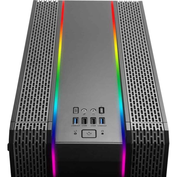 Inter-Tech S-3901 Impulse Tower Zwart (88881272)