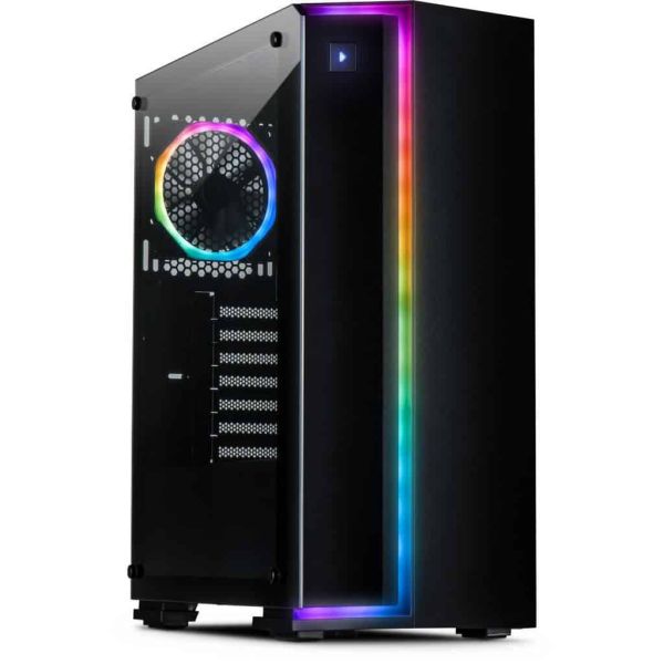 Inter-Tech S-3906 Renegade Tower Zwart (88881273) Inter-Tech S-3906 Renegade Tower Zwart (88881273)