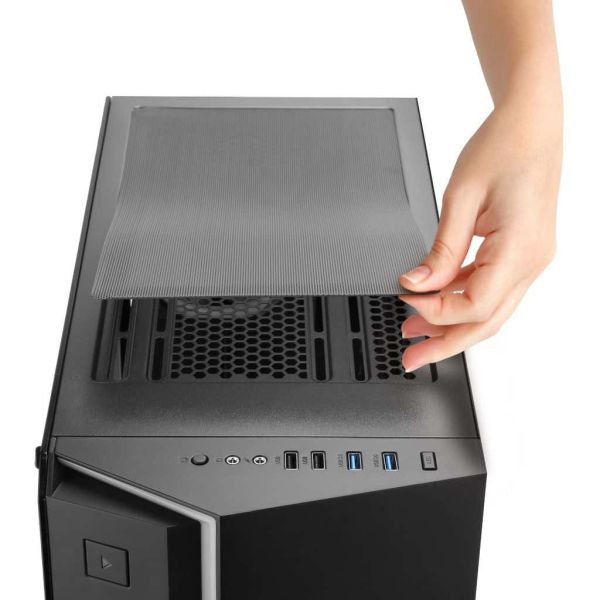 Inter-Tech S-3906 Renegade Tower Zwart (88881273)
