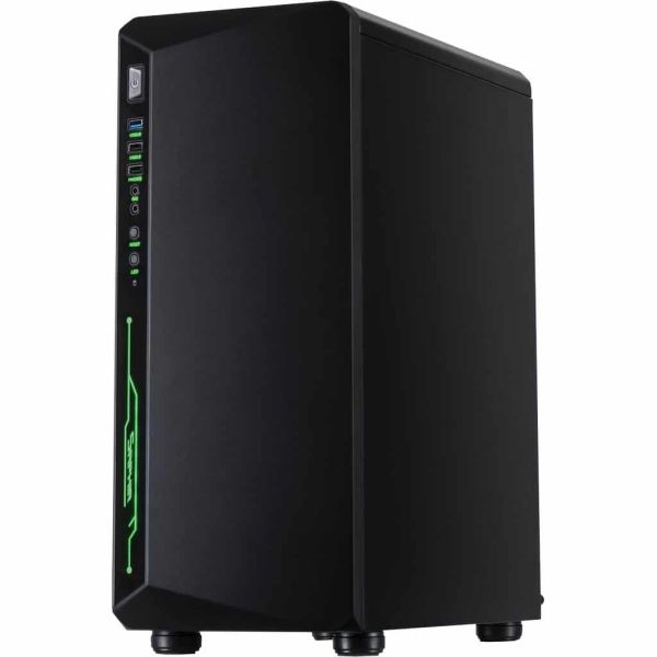 Inter-Tech C-3 Saphir Tower Zwart (88881300)