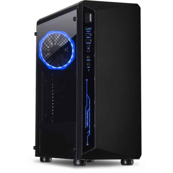 Inter-Tech C-3 Saphir Tower Zwart (88881300) Inter-Tech C-3 Saphir Tower Zwart (88881300)