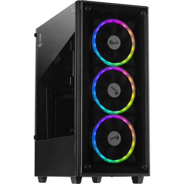 Inter-Tech C-303 Mirror Full Tower Zwart (88881328)