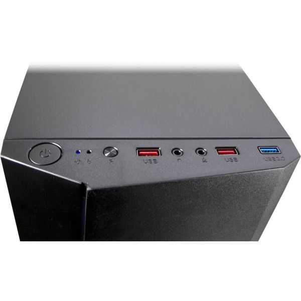 Inter-Tech B-02 RGB Tower Zwart (88881330)