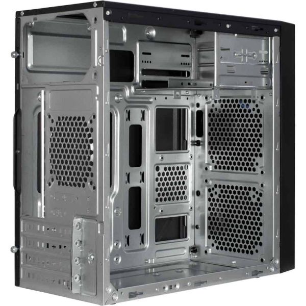 Inter-Tech IT-6505 Retro Micro Tower Zwart (88881337)