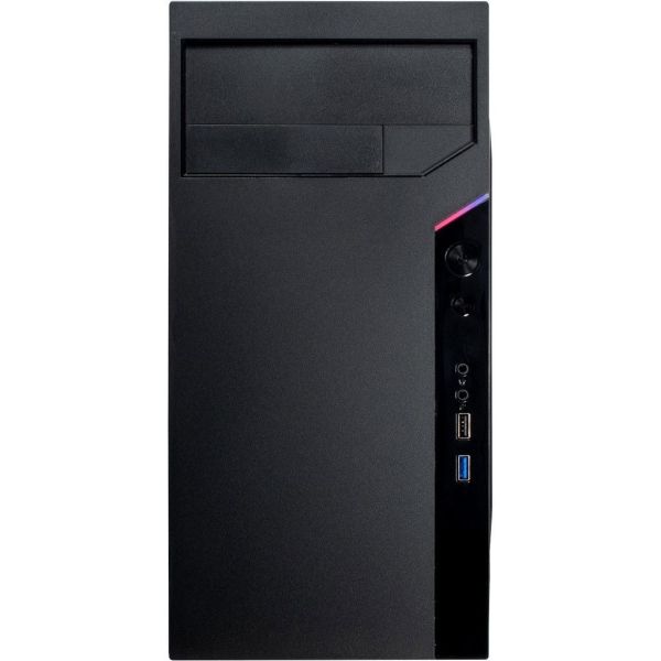 Inter-Tech IT-6505 Retro Micro Tower Zwart (88881337)