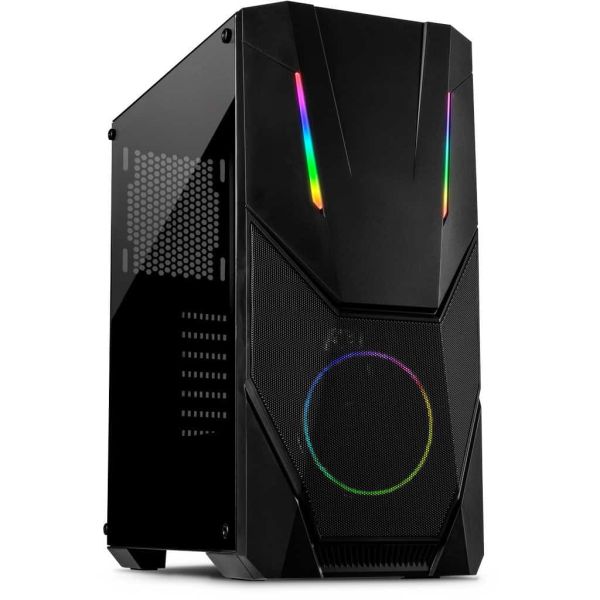 Inter-Tech IT-3303 HORNET Tower Zwart (88881340) Inter-Tech IT-3303 HORNET Tower Zwart (88881340)