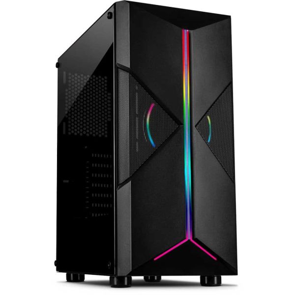 Inter-Tech IT-3306 CAVY Tower Zwart (88881341) Inter-Tech IT-3306 CAVY Tower Zwart (88881341)