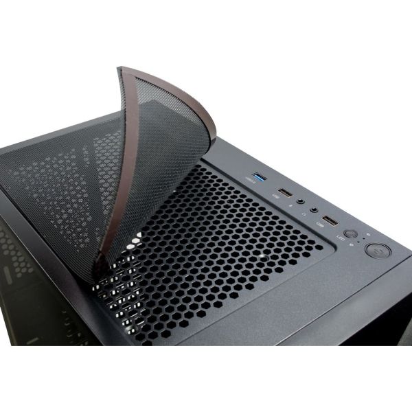 Inter-Tech IT-3306 CAVY Tower Zwart (88881341)