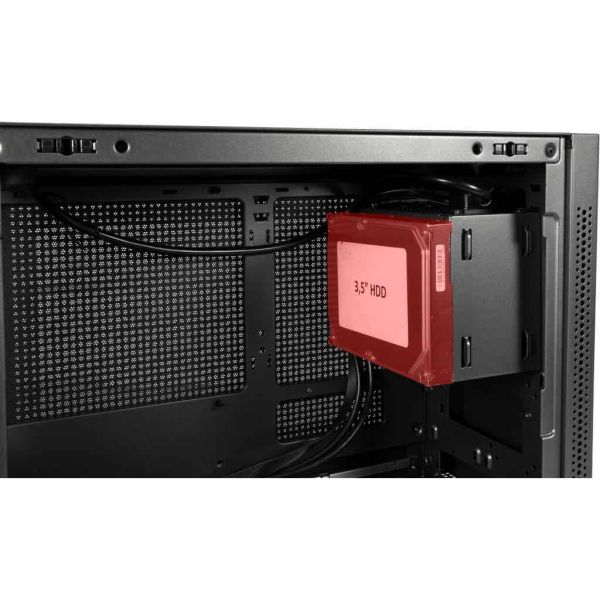 Inter-Tech IM-1 POCKET Micro Tower Zwart (88881344)