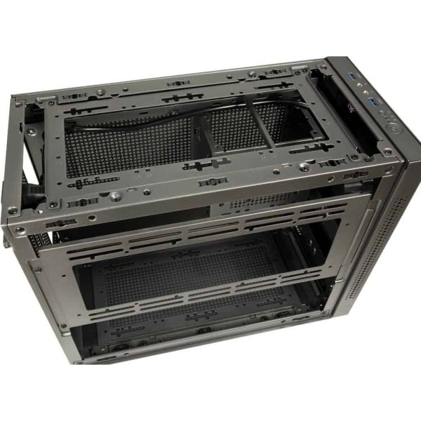 Inter-Tech IM-1 POCKET Micro Tower Zwart (88881344)