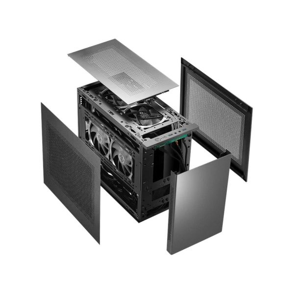 Inter-Tech IM-1 POCKET Micro Tower Zwart (88881344)