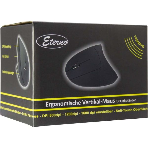 Inter-Tech KM-206L muis Ambidextrous RF Draadloos Optisch 1600 DPI (88884102)