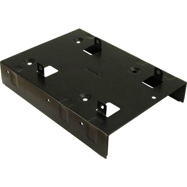 Inter-Tech 88885232 drive bay panel 2x 2,5" Bezelplaat Zwart (88885232)