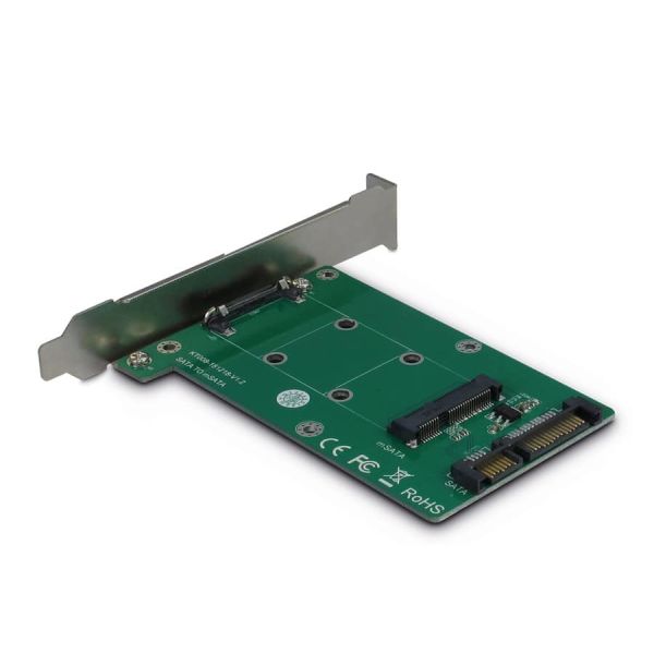 Inter-Tech KT008A interfacekaart/-adapter Intern mSATA (88885373)