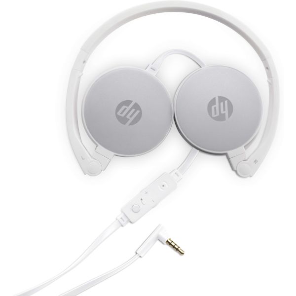 HP H2800 Headset Bedraad Hoofdband Oproepen/muziek Zilver, Wit (2AP95AA#ABB)