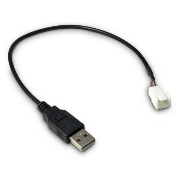 Inter-Tech 88885450 USB-kabel 0,3 m USB A Zwart (88885450)