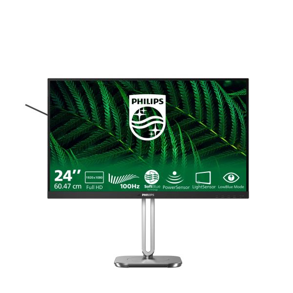 Philips 5000 series 24B2G5200/00 computer monitor 60,5 cm (23.8") 1920 x 1080 Pixels Full HD LCD Antraciet (24B2G5200/00)