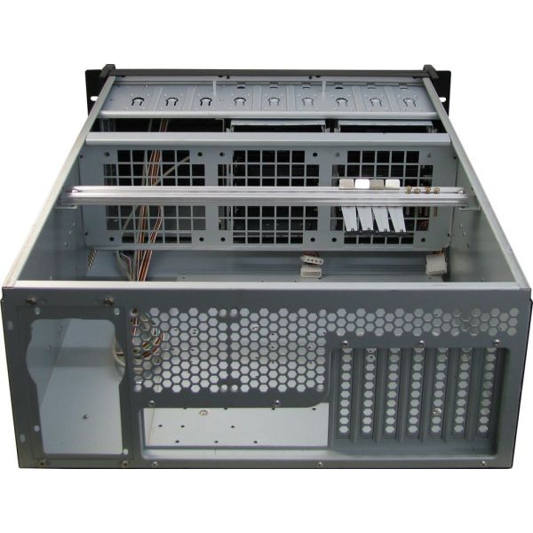 Inter-Tech IPC 4U-4129L Rack Metallic, Zilver (88887007)
