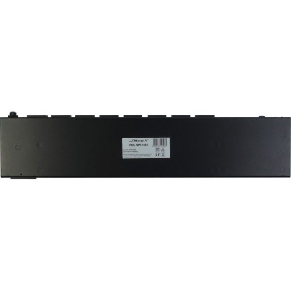 Inter-Tech SW-1081 energiedistributie 8 AC-uitgang(en) 1U Zwart (88887029)