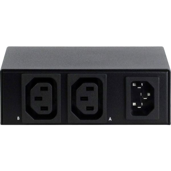 Inter-Tech ST-1021 energiedistributie 2 AC-uitgang(en) Zwart (88887075)