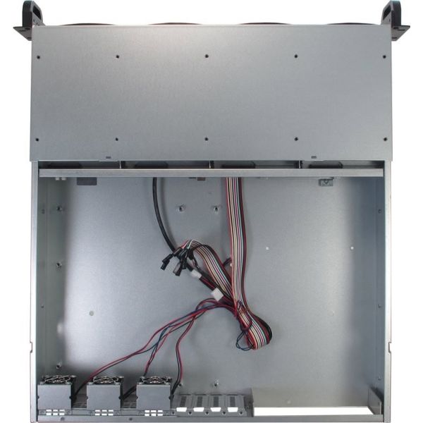 Inter-Tech 2U-2404L Rack Zwart, Zilver (88887113)