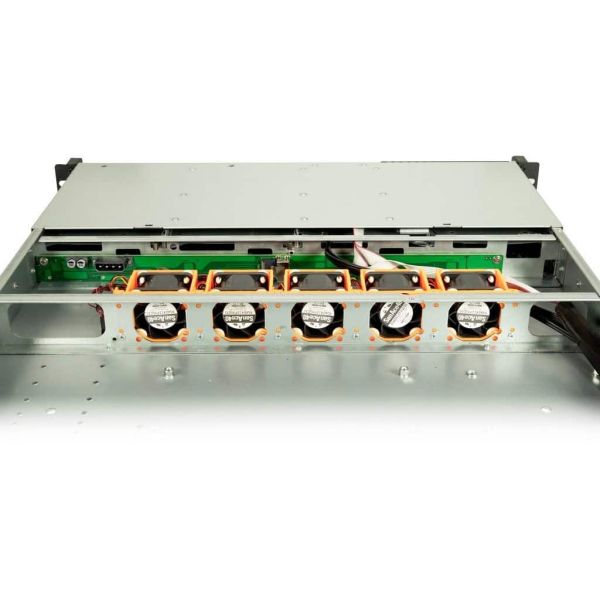 Inter-Tech IPC 1U-1404 Rack Zwart, Roestvrijstaal (88887115)