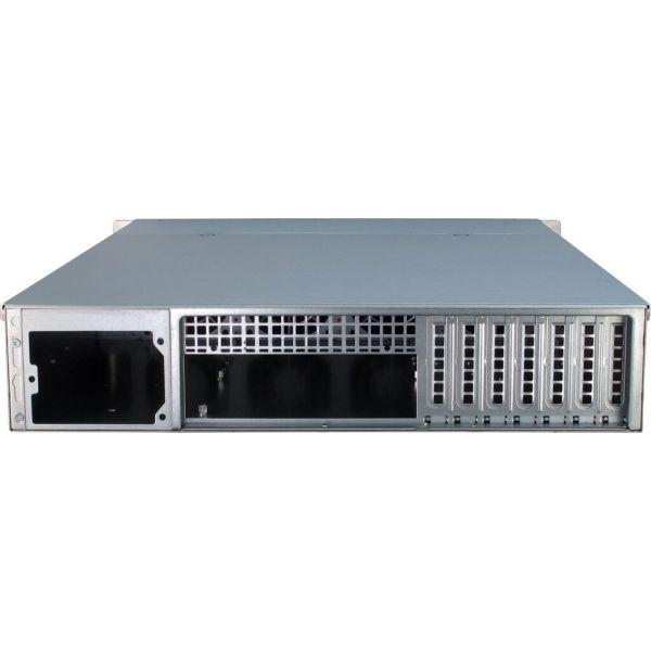 Inter-Tech IPC 2U-2408 Rack Zwart, Roestvrijstaal (88887117)