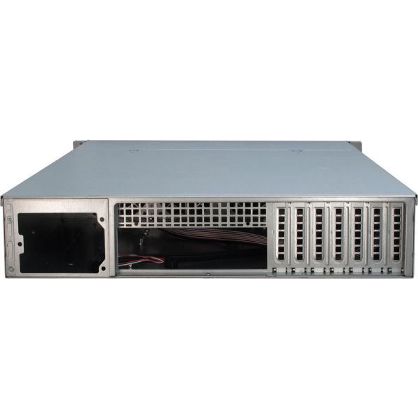 Inter-Tech IPC 2U-2412 Rack Zwart, Zilver (88887118)