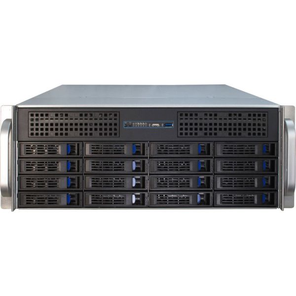 Inter-Tech 4U-4416L Rack Zwart, Zilver (88887120)