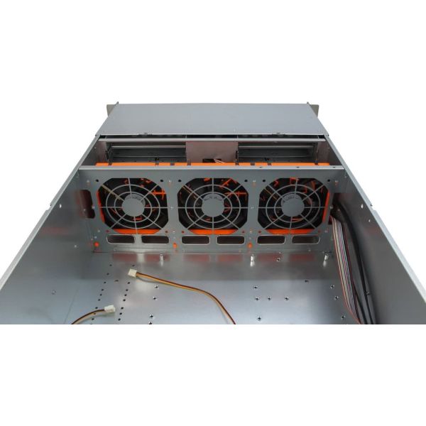 Inter-Tech 4U-4416L Rack Zwart, Zilver (88887120)