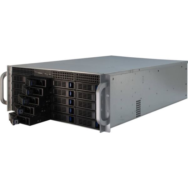 Inter-Tech IPC 4U-4420 Rack Blauw, Roestvrijstaal (88887121)