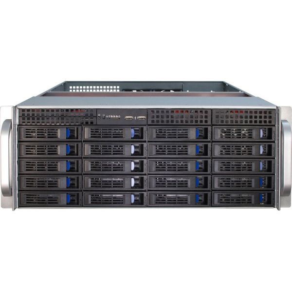 Inter-Tech IPC 4U-4420 Rack Blauw, Roestvrijstaal (88887121)