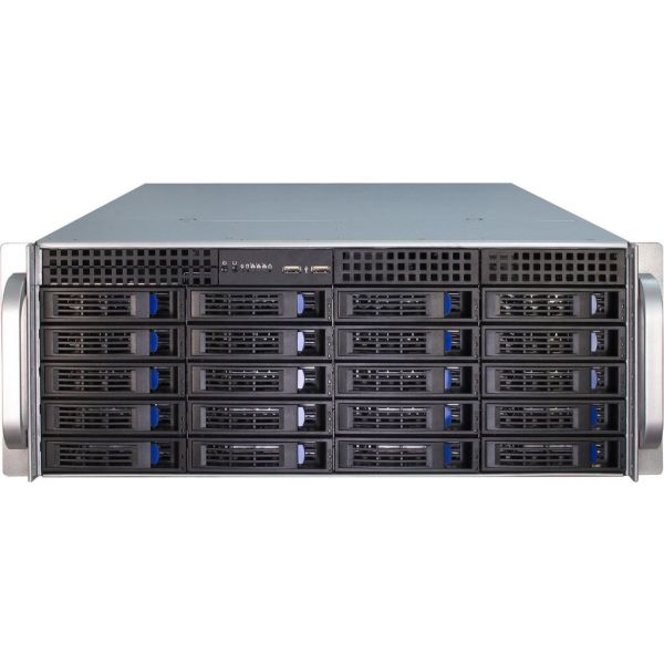Inter-Tech IPC 4U-4420 Rack Blauw, Roestvrijstaal (88887121)