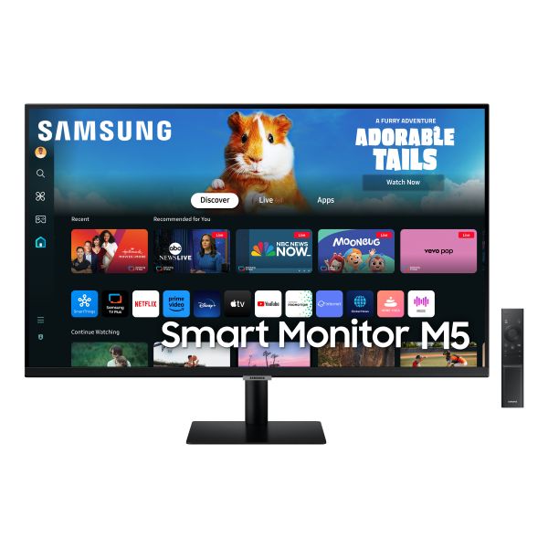 Samsung 27" Smart Monitor M5 M50D UHD (LS27DM500EUXDU)