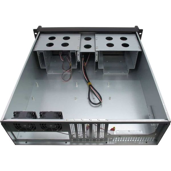 Inter-Tech 3U-3098-S Rack Zwart (88887176)