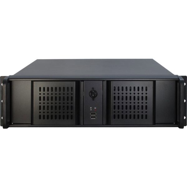Inter-Tech 3U-3098-S Rack Zwart (88887176)