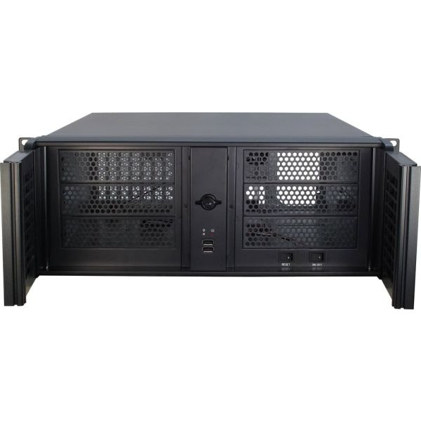 Inter-Tech 4U-4098-S Rack Zwart (88887177)