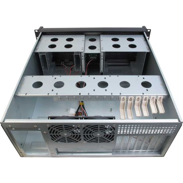 Inter-Tech 4U-4098-S Rack Zwart (88887177)