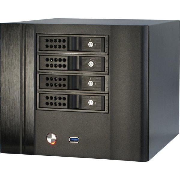 Inter-Tech SC-4004 Small Form Factor (SFF) Zwart (88887186)