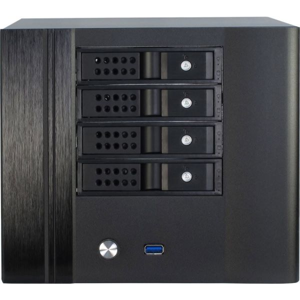 Inter-Tech SC-4004 Small Form Factor (SFF) Zwart (88887186)