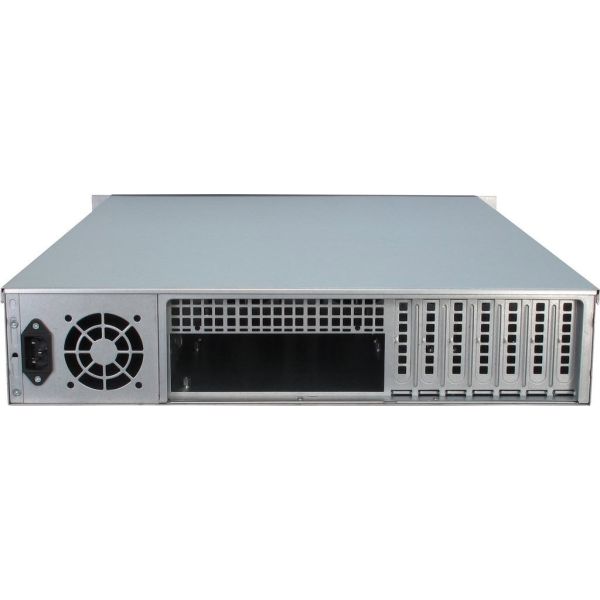 Inter-Tech 2U-2129N Rack Zwart, Zilver (88887194)