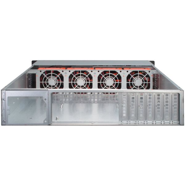 Inter-Tech IPC 2U-2406 Rack Zwart, Zilver (88887196)