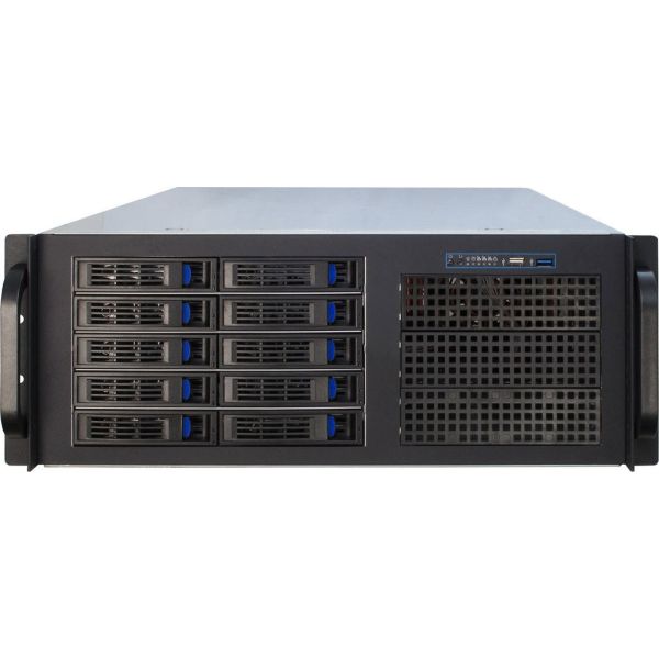 Inter-Tech IPC 4U-4410 Rack Zwart (88887203)