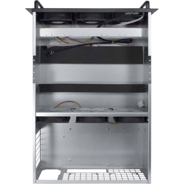 Inter-Tech 88887236 computerbehuizing Rack Zwart, Grijs (88887236)