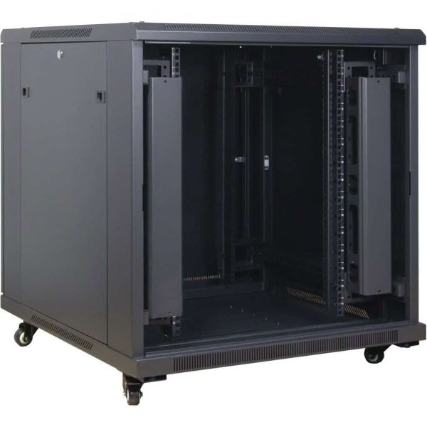 Inter-Tech 88887258 rack 15U Vrijstaande rek Zwart (88887258)